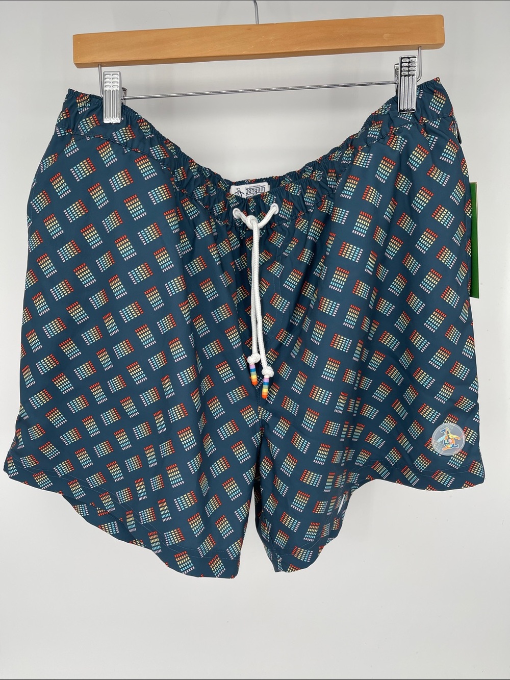Penguin by Munsingwear Men’s Colorful Quick Drying Swim Trunks XL